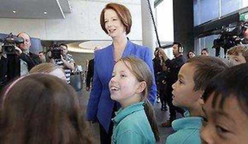 Year 2 and 3 meets the Prime Minister