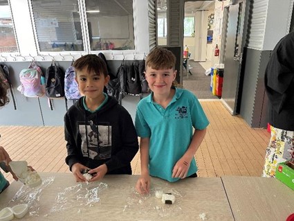 Students Making Sushi